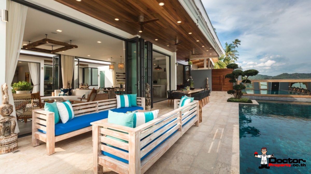 Amazing Beachfront Villa - 6 Bedrooms - Laem Por - Koh Samui - for sale